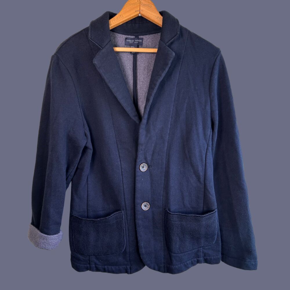 Thomas Parker Casual Sweatshirt Blazer wit Elbow Patches